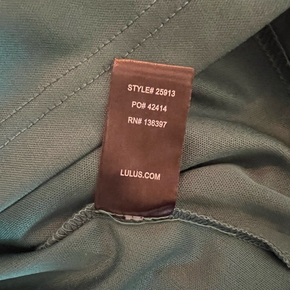 Lulus Truly Loved Teal Satin Skater Dress Size S - Picture 5 of 10